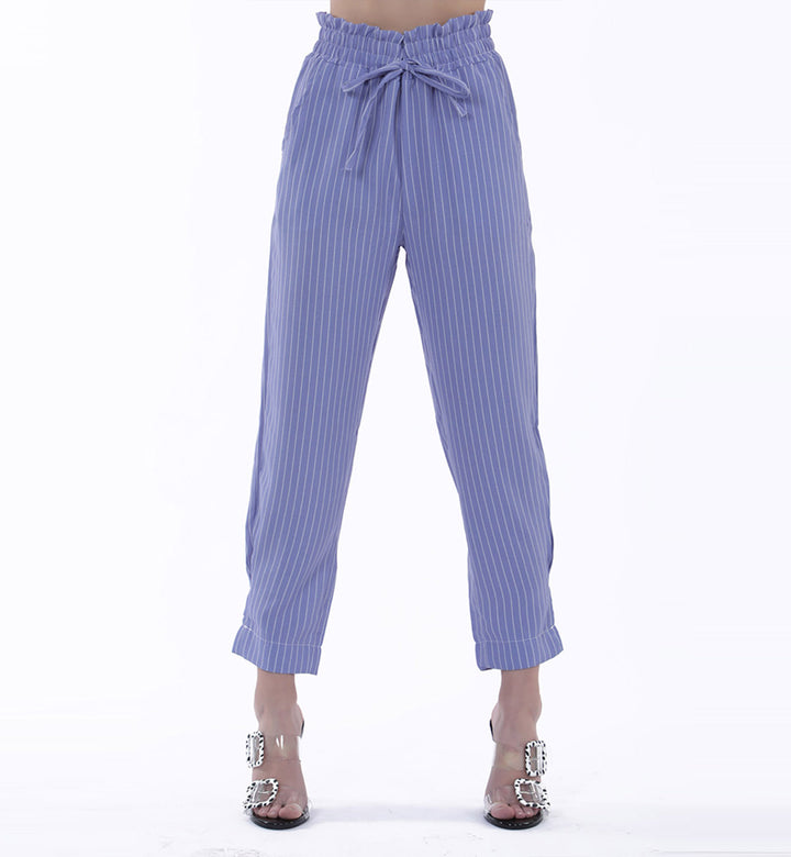 Stripped Pants Blue (7584611401879)