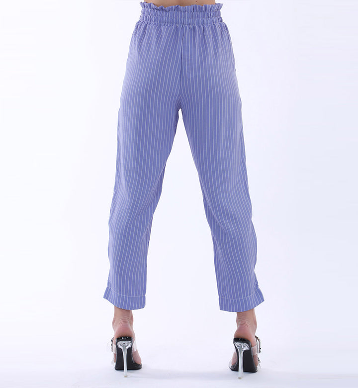 Stripped Pants Blue (7584611401879)