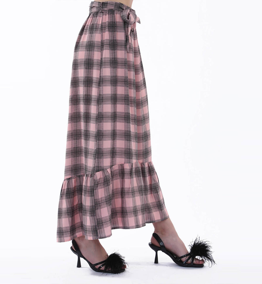 Check Skirt Pink (7462803341463)