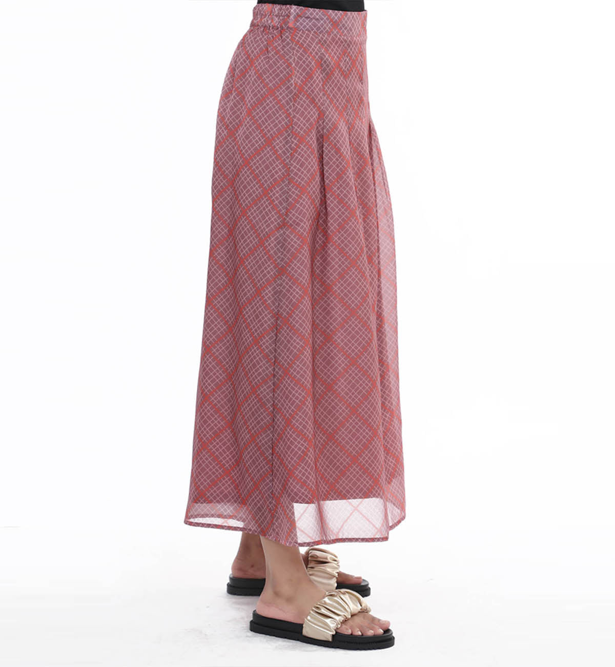 pink A-Line Skirt for ladies