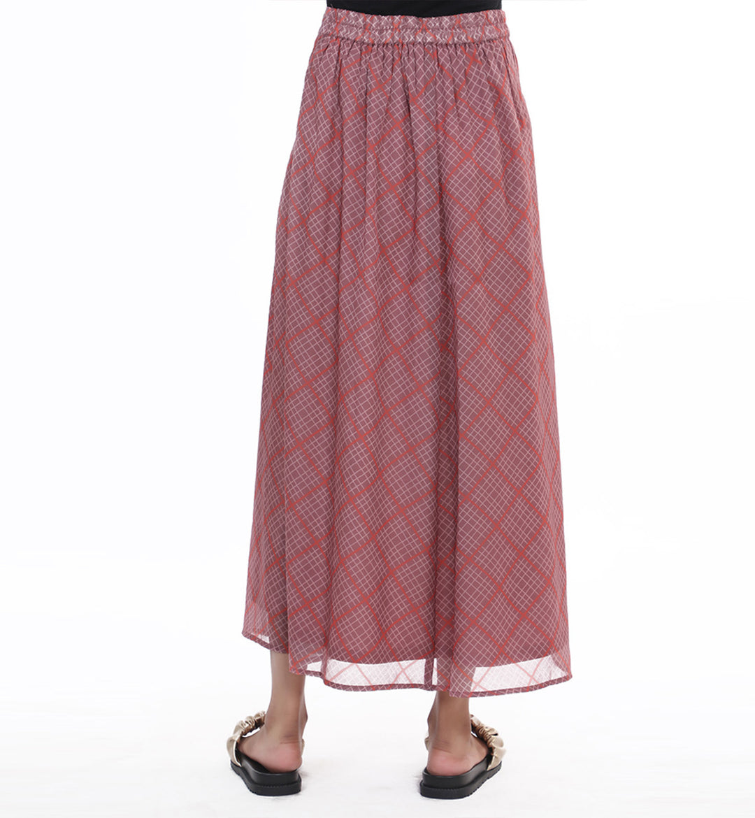 women Pink A-Line Skirt