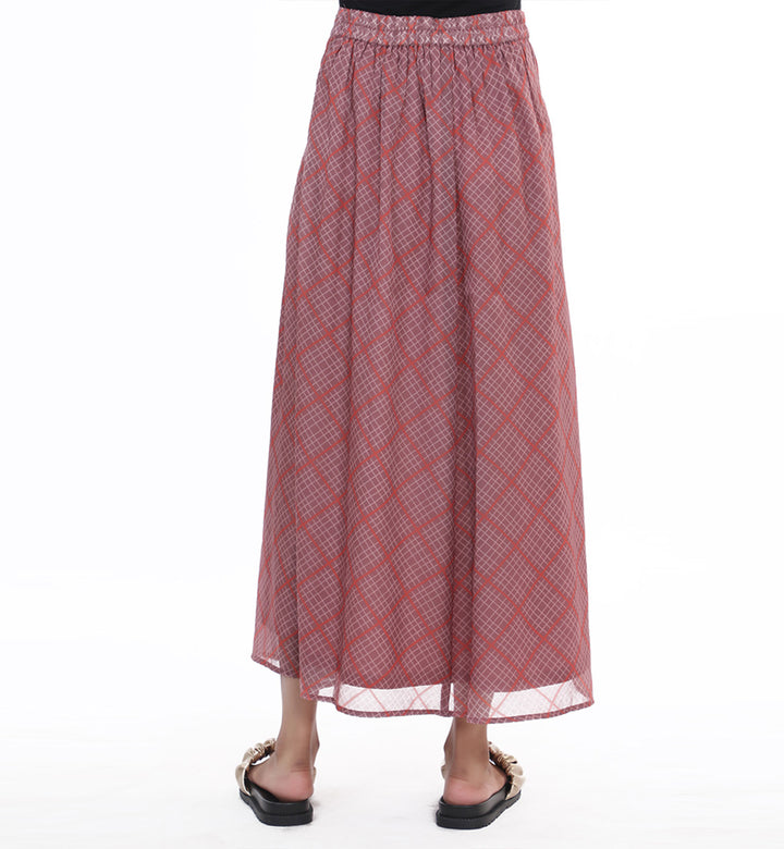 women Pink A-Line Skirt