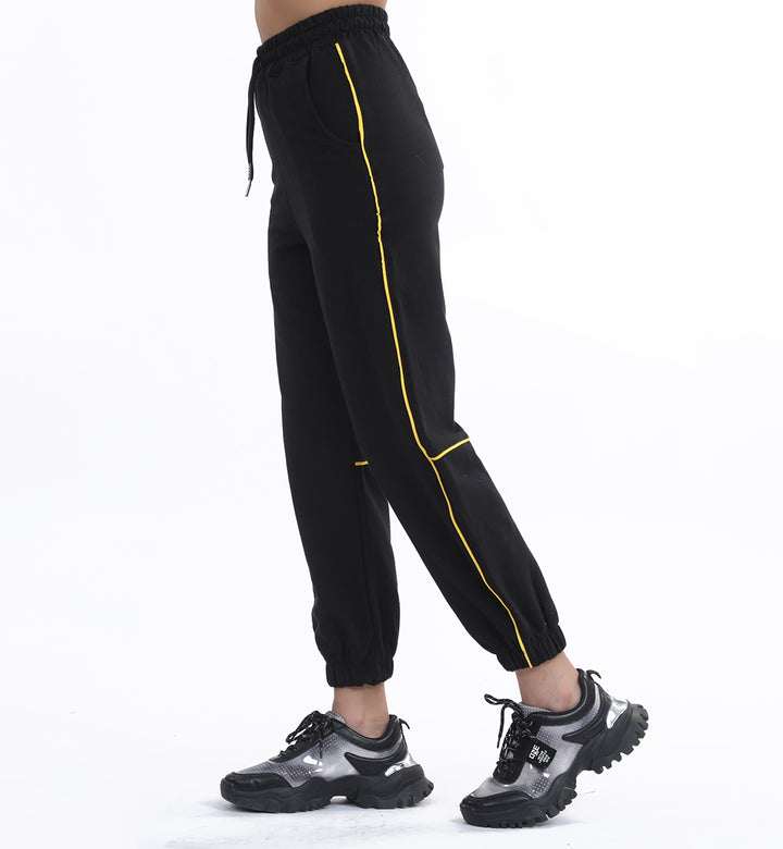 Piping Trouser Black