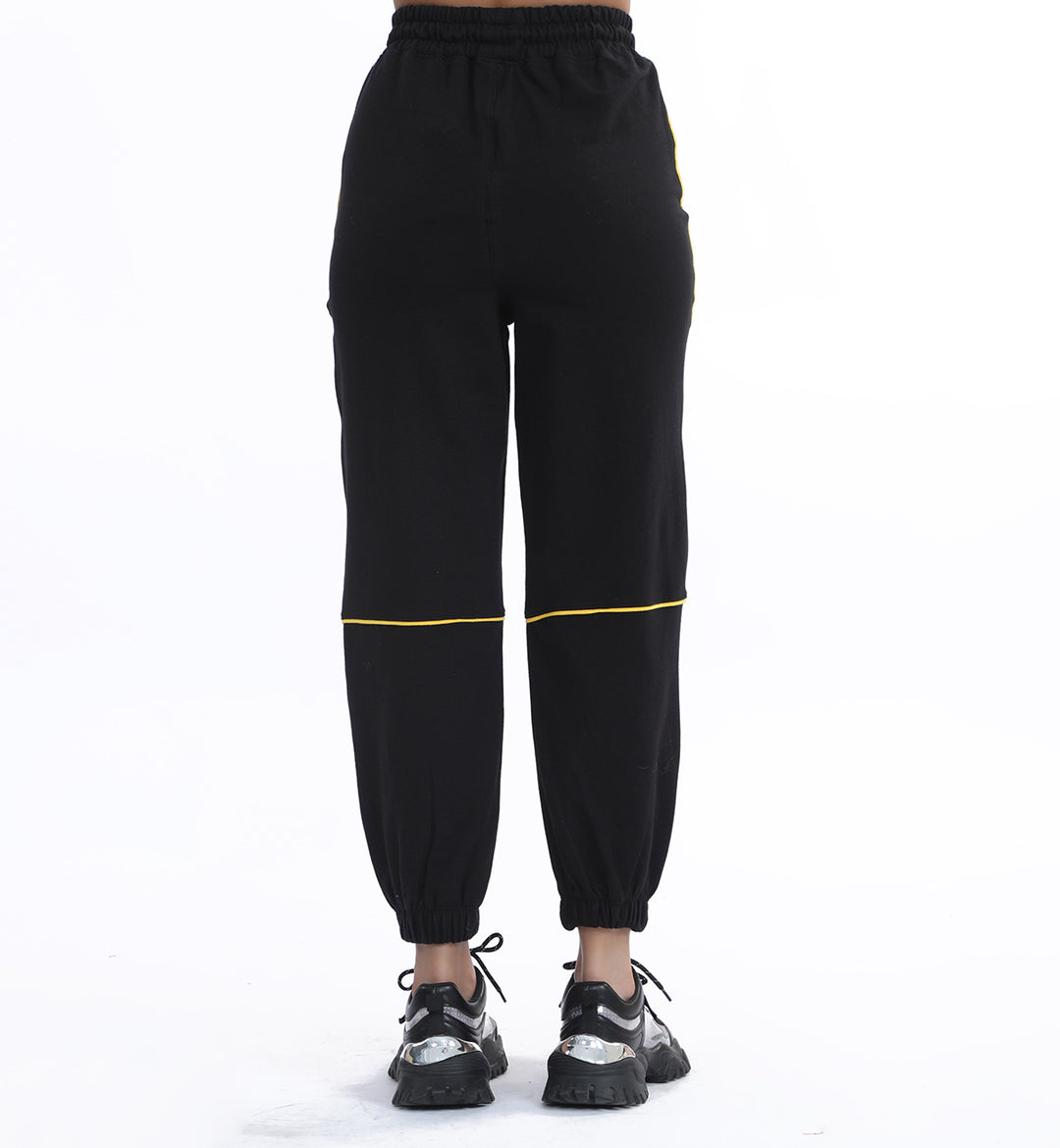 Piping Trouser Black