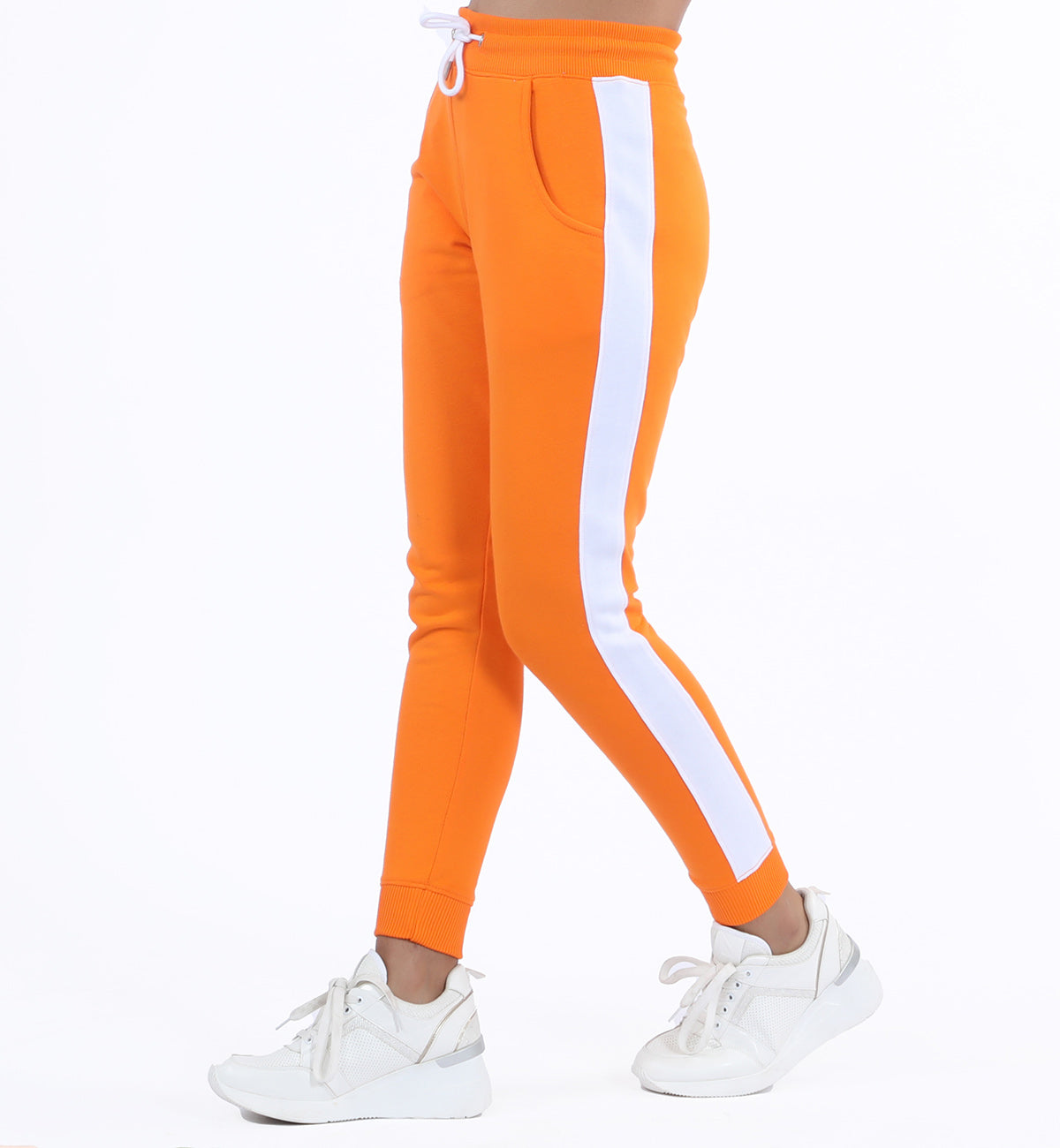 Contrasting Pants Orange