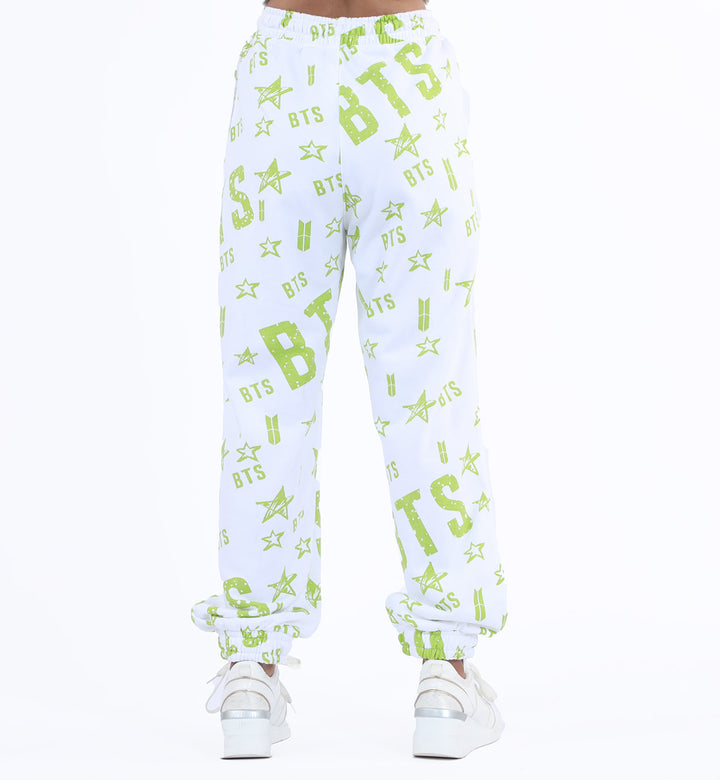 Logo Pants White