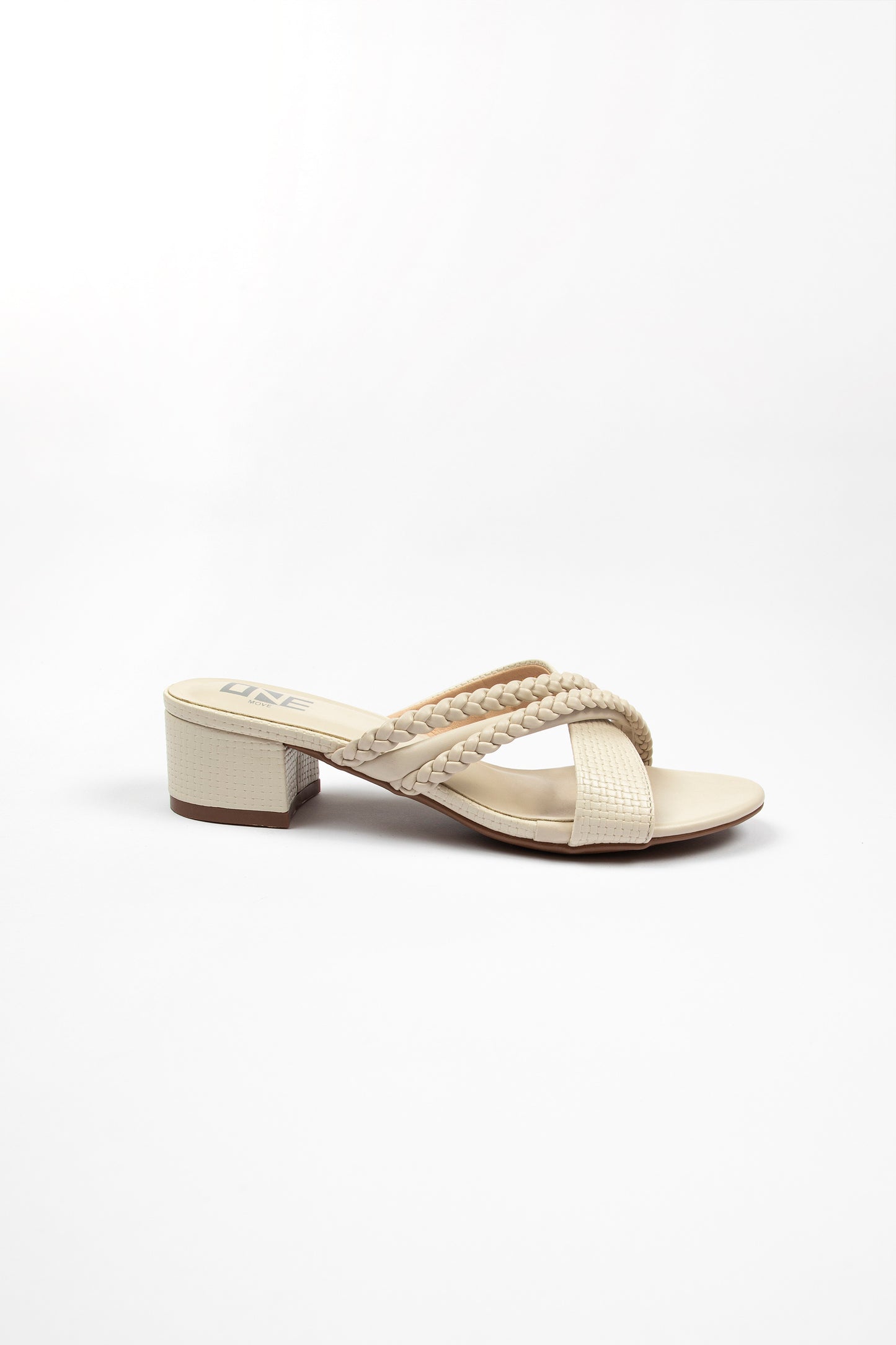 Textured Sandals Off White