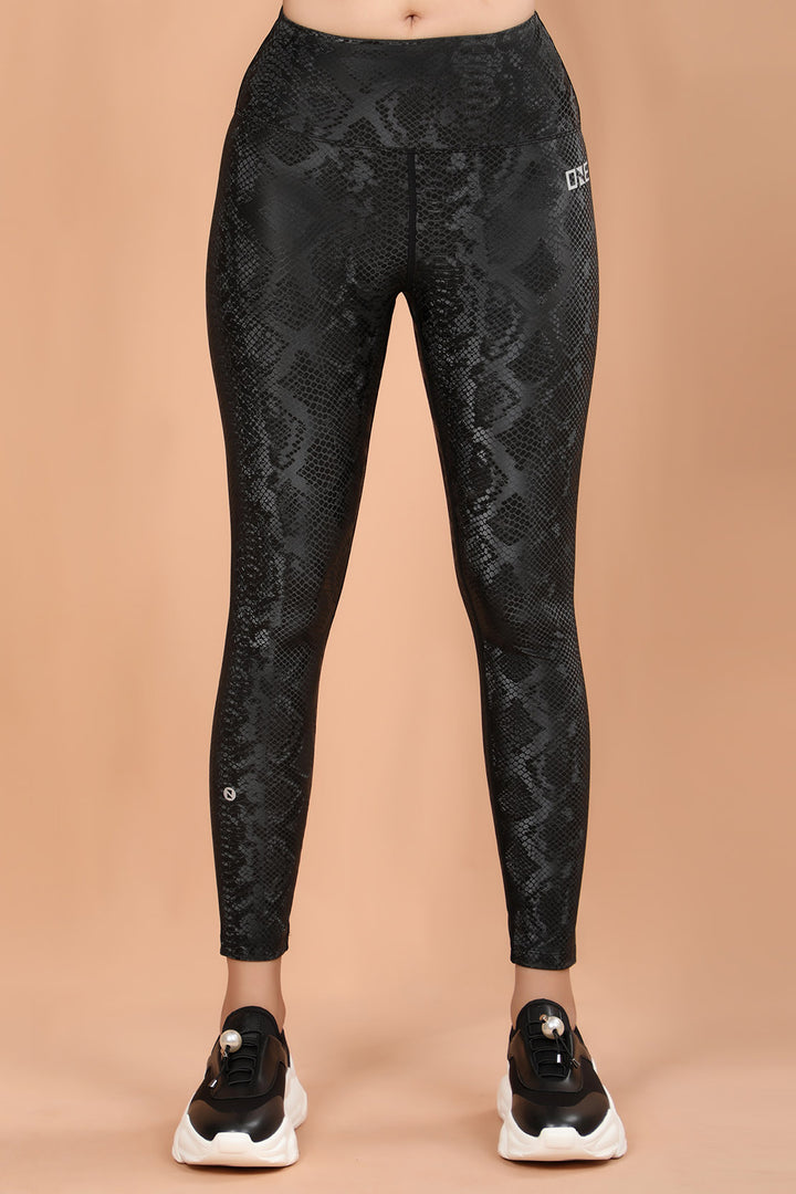 Printed Tights Black (7316456603799)