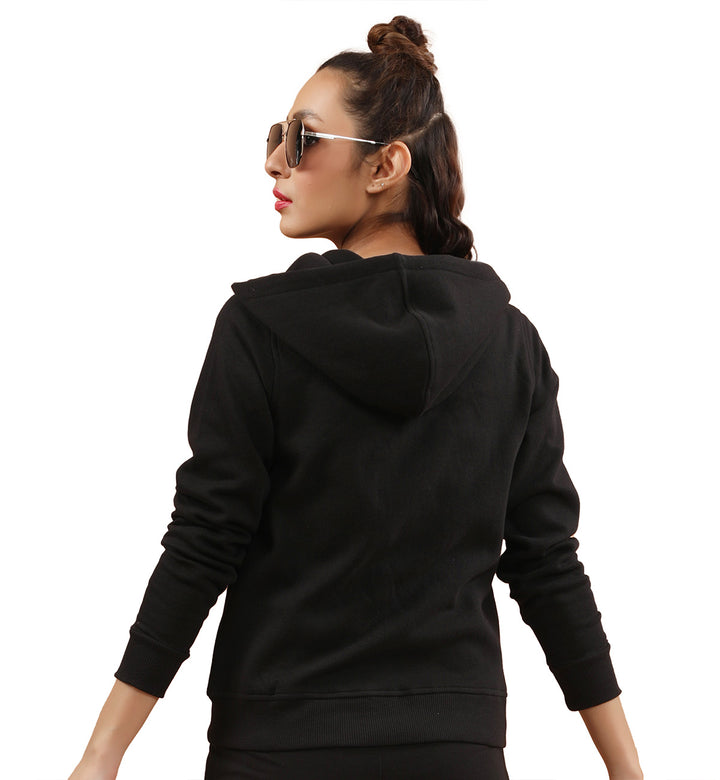 Biker Hoodie Black