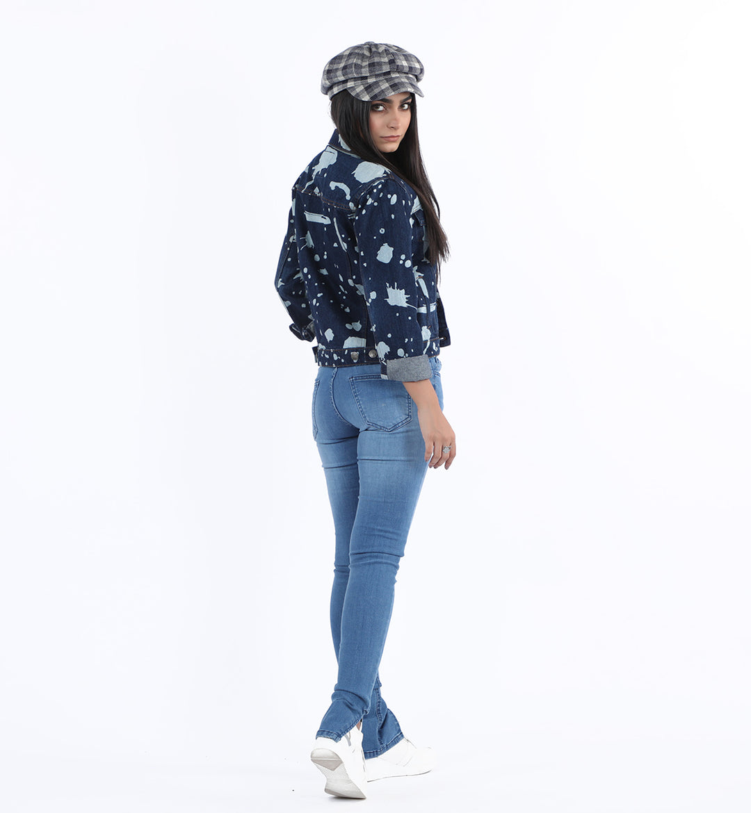 Printed Jacket Blue