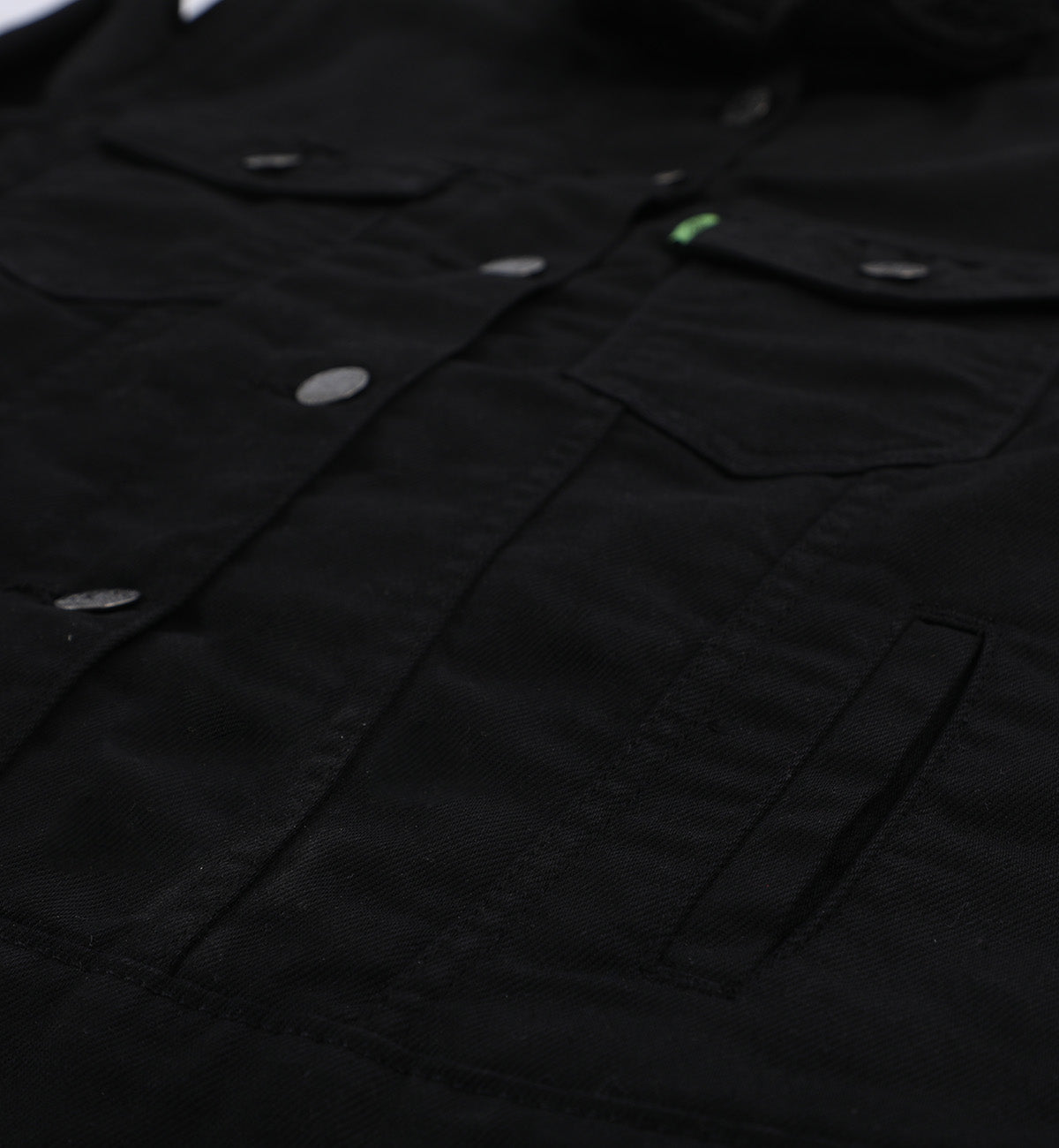 Sherpa Denim Jacket Black