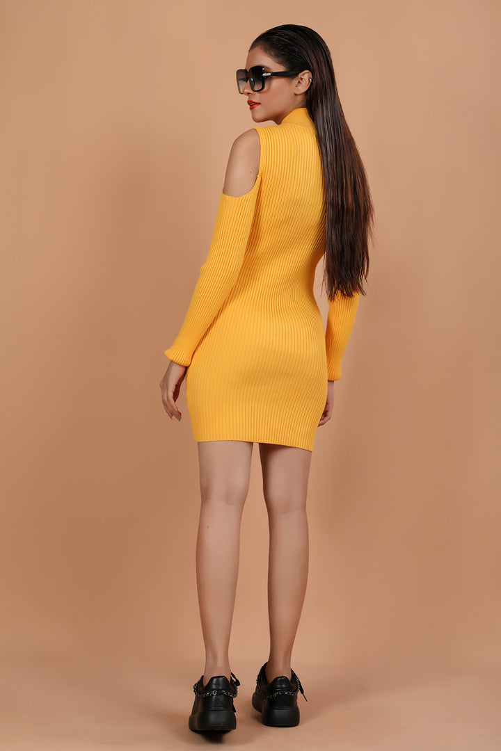 Sweater Dress Mustard (7332068688023)