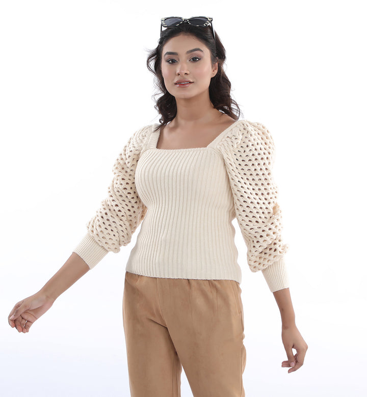 Elisabethan Sweater Beige