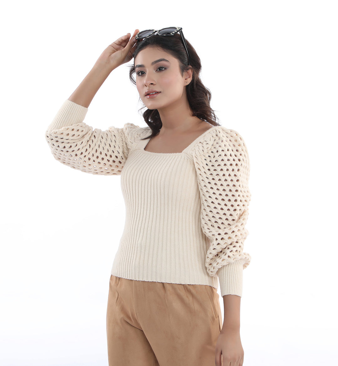 Elisabethan Sweater Beige