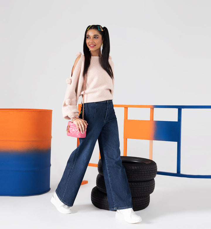 Pom Pom Sweater Pink