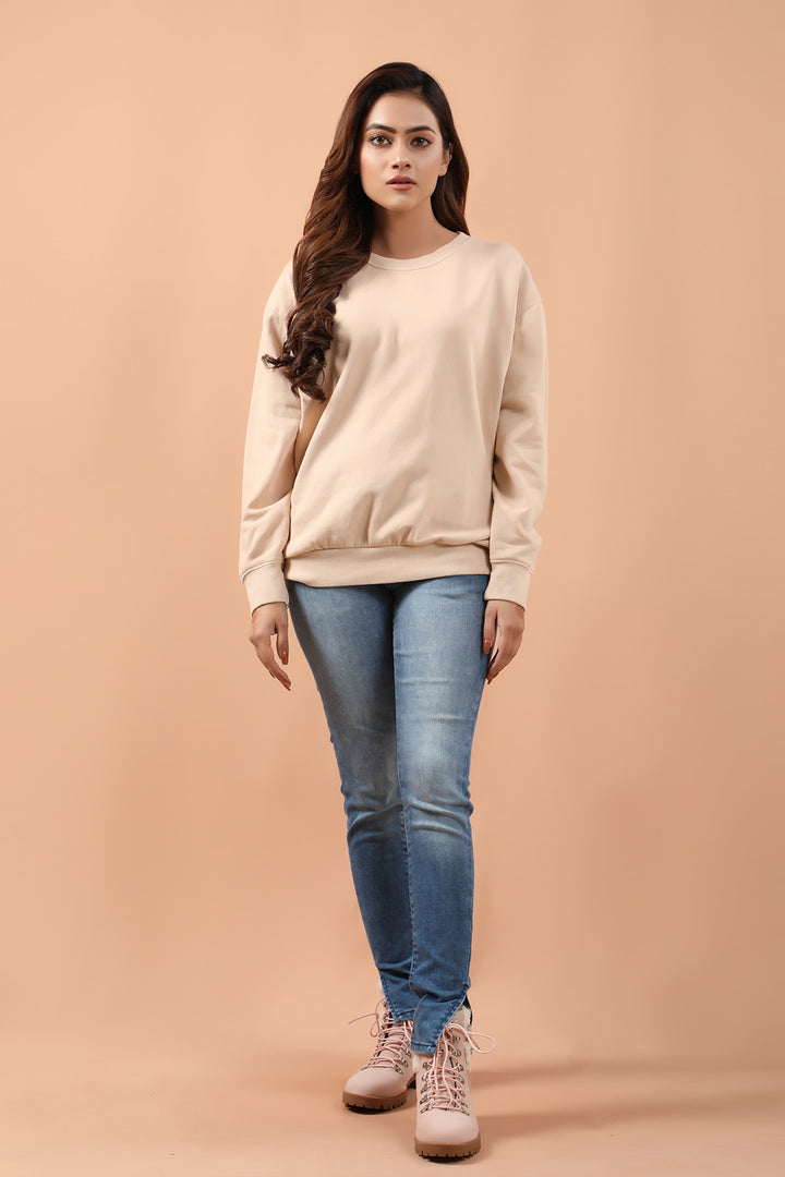 Oversize Sweatshirt Cream (7212390285463)