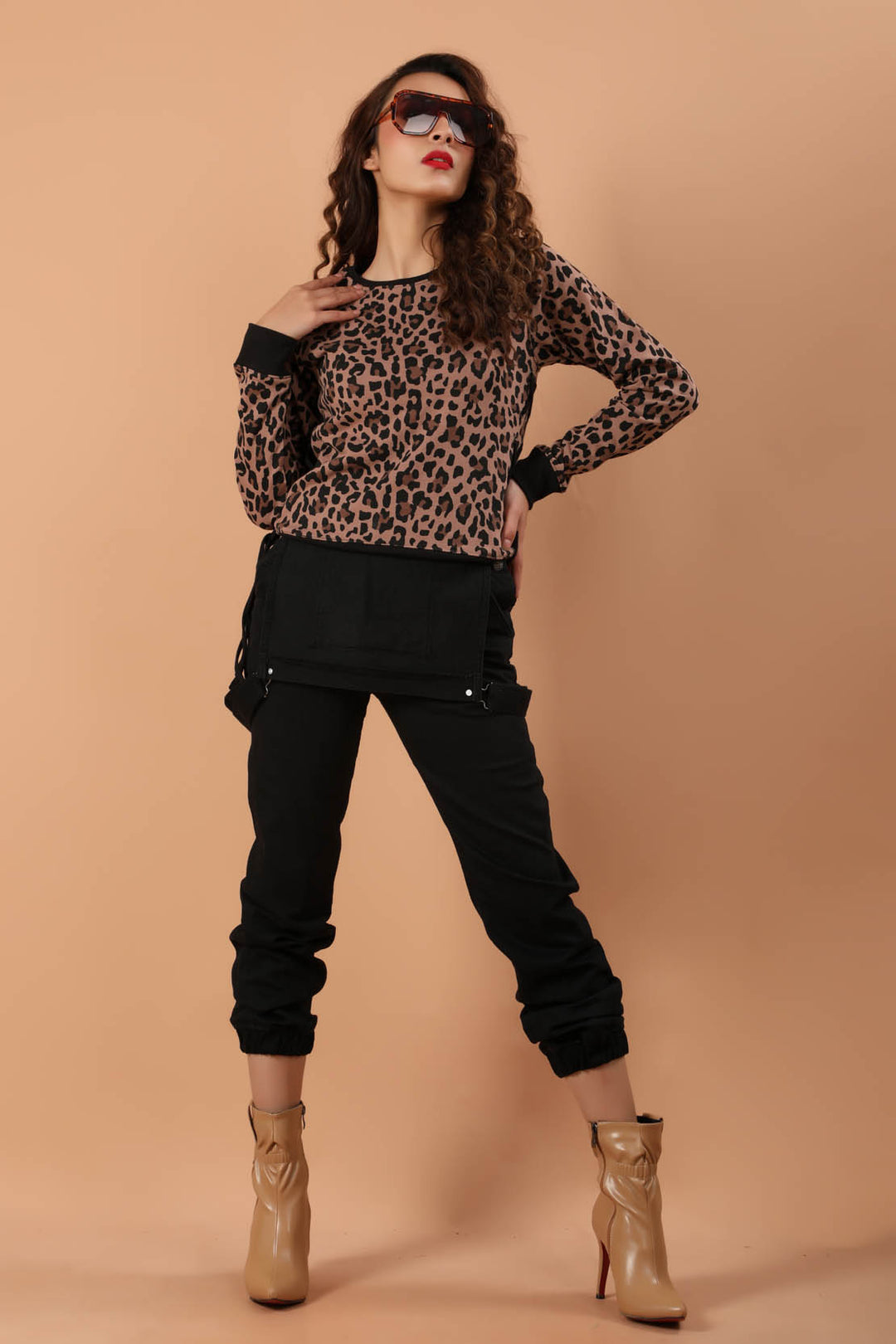 Printed Sweatshirt Brown (7251874185367)