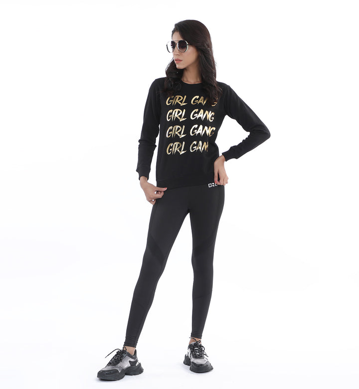 Graphic Sweatshirt Black