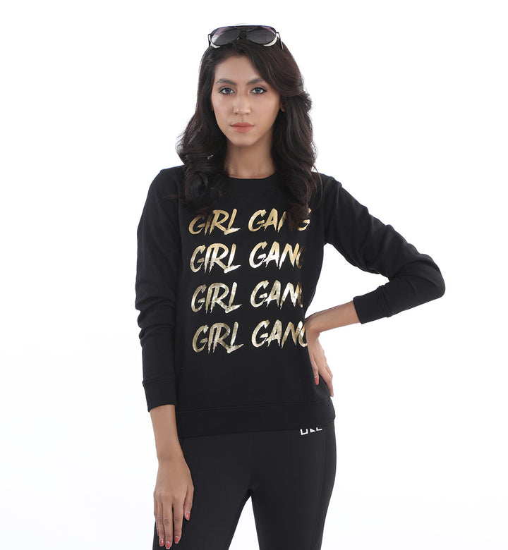 Graphic Sweatshirt Black