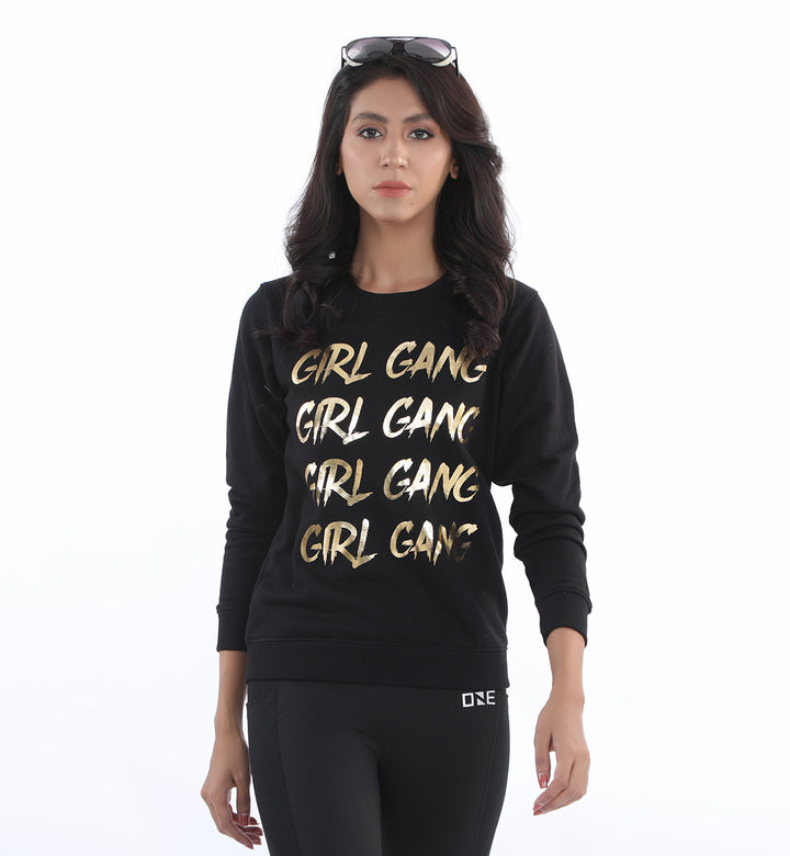 Graphic Sweatshirt Black