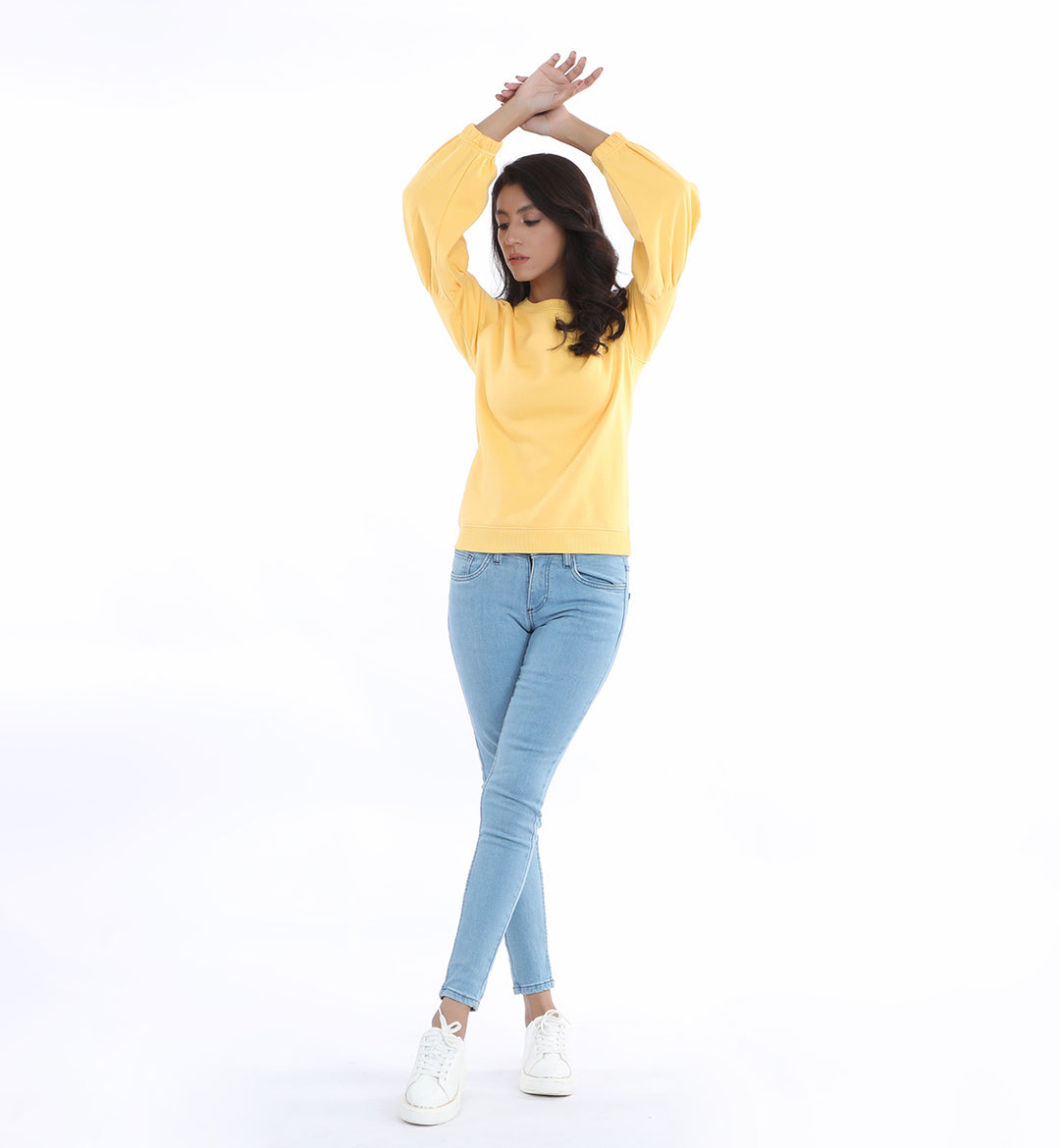 Basic Sweatshirt Yellow