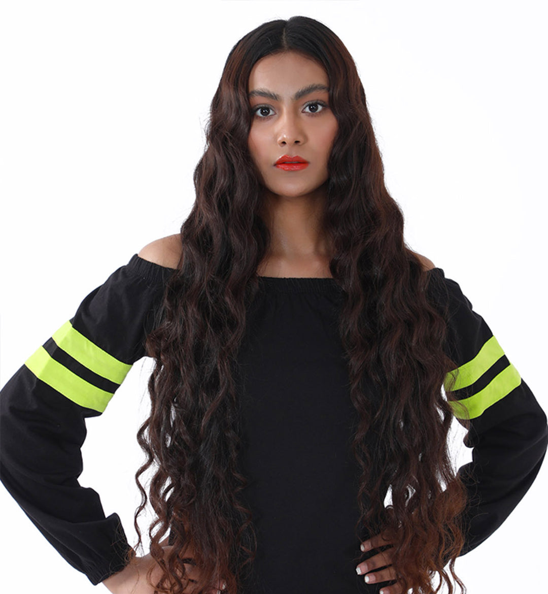 Offshourlder Top Black (7442240438423)