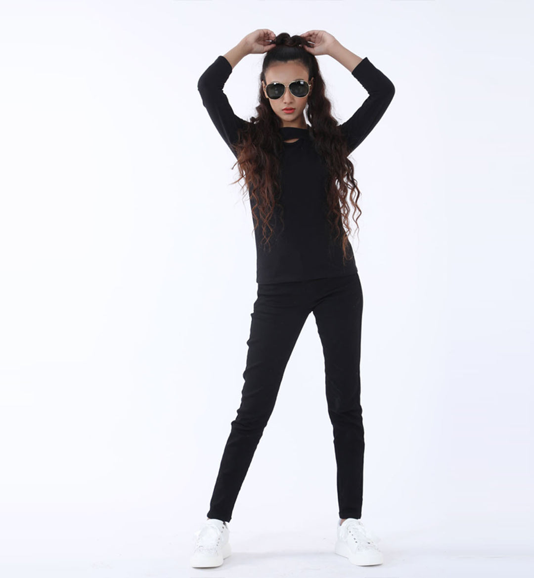 Cutout Top Black (7432449687703)