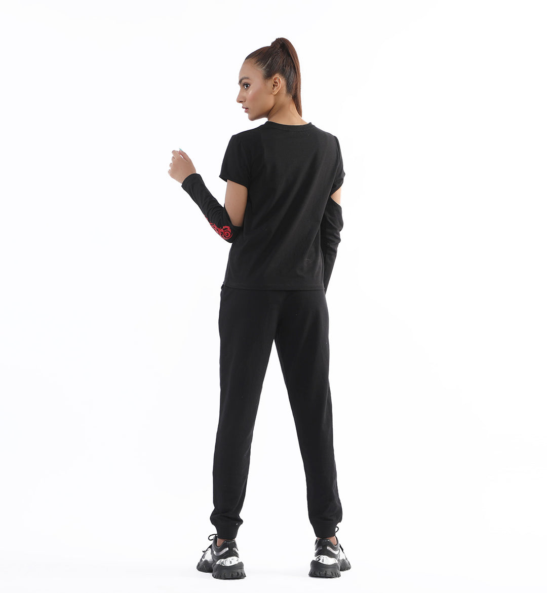 Cutout Tee Black (7606690283671)