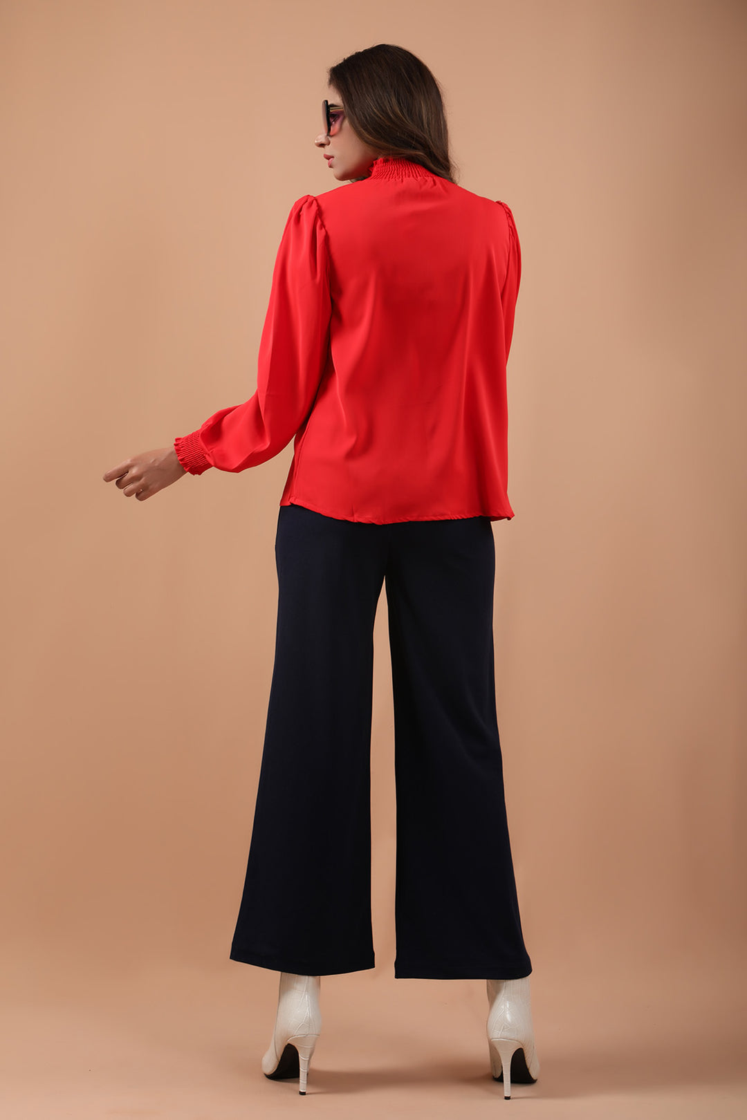 Smocked Top Red (7278545830039)