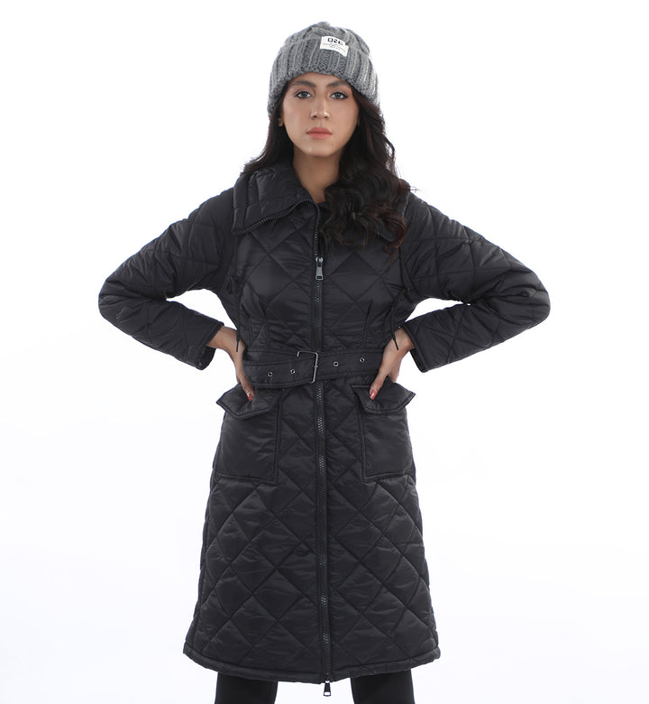 Quilted Jacket Black