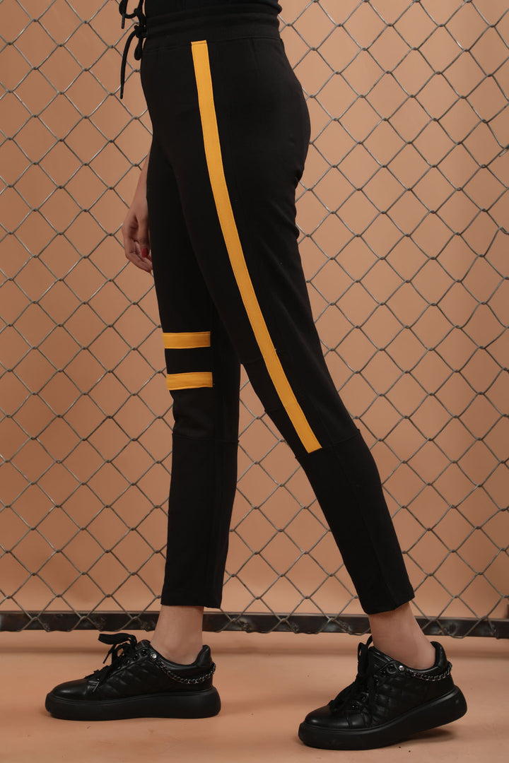 Paneled Track Pants Black (7349415215255)