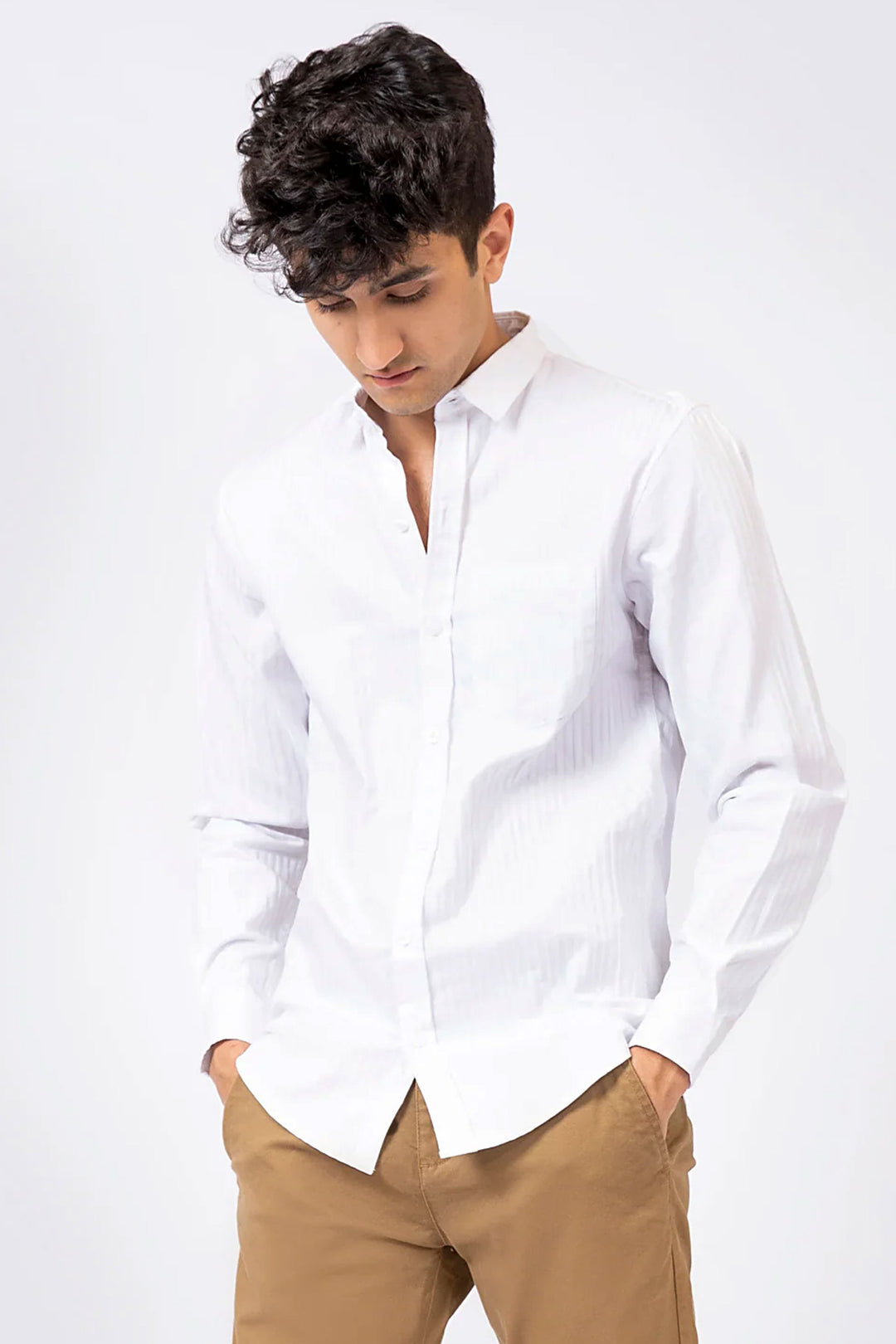 Stripe Shirt White