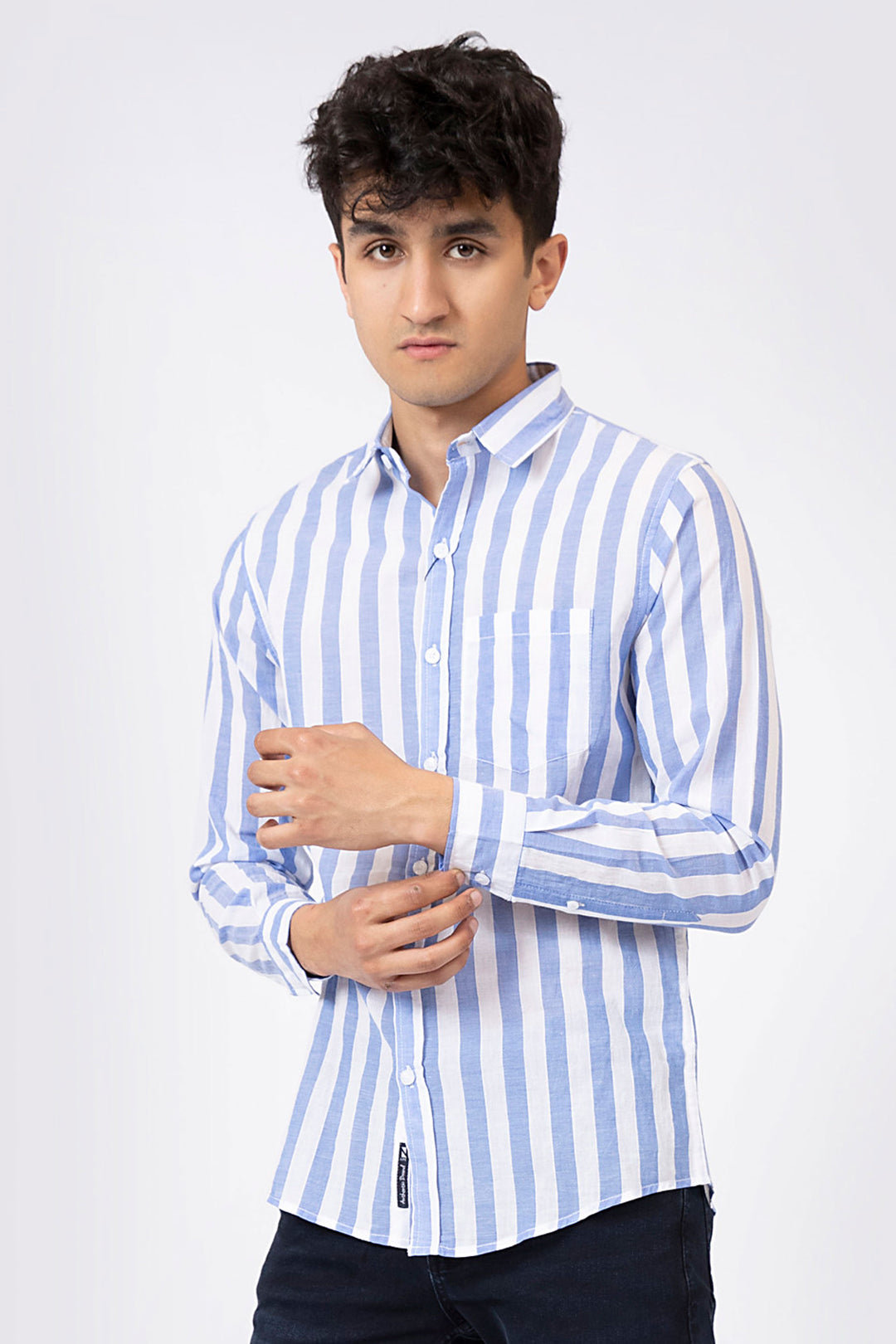 Stripe Shirt Blue/White