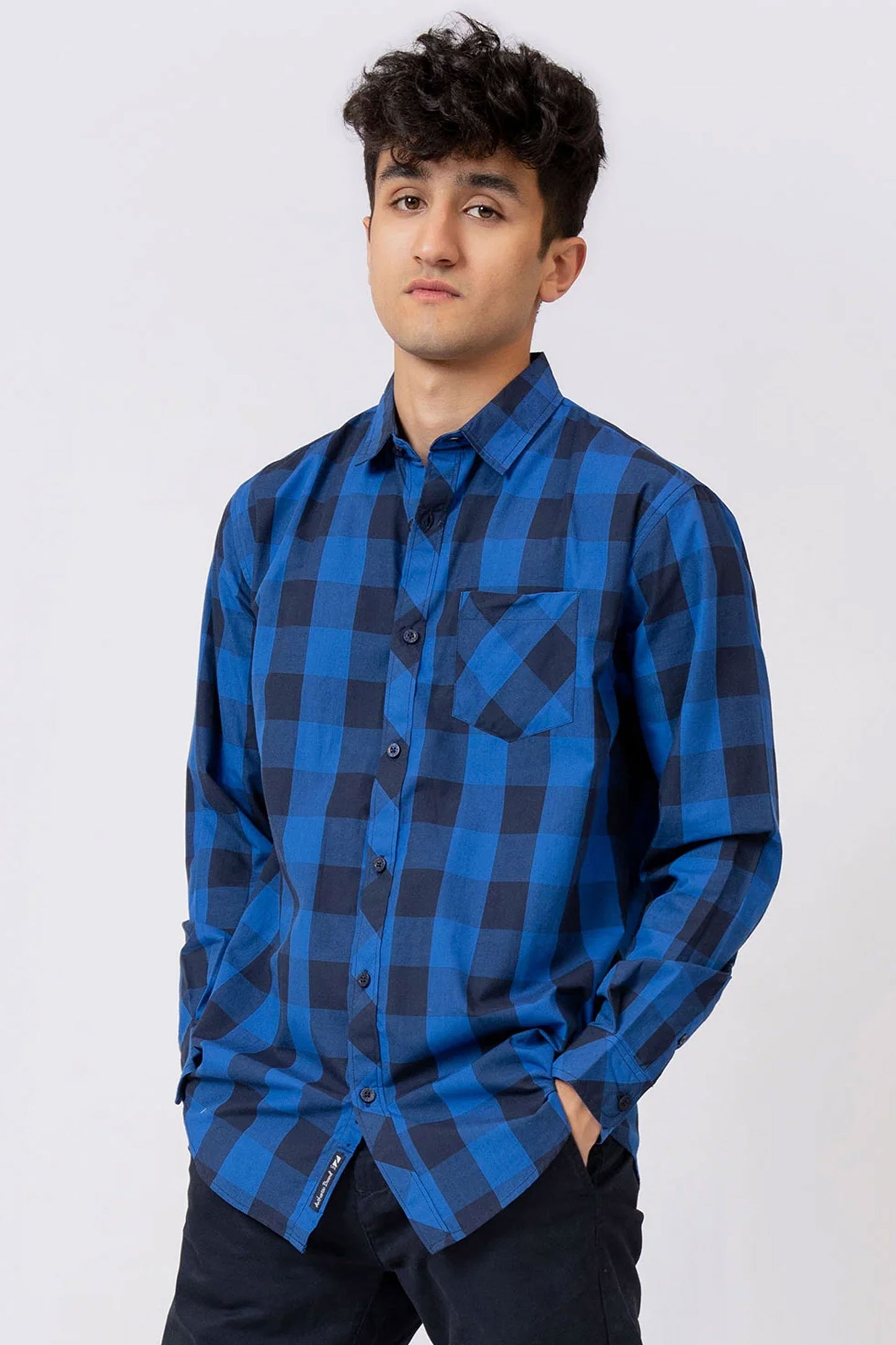 Check Shirt Blue