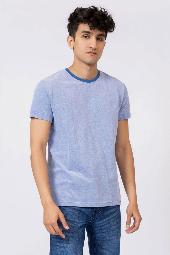 Textured Tee Blue